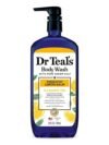 Dr Teals Body Wash with Pure Epsom Salt + Prebiotic Lemon Balm & Essential Oils 24 FL OZ / 710ml